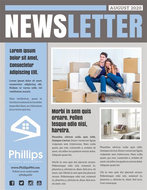 Apartment Newsletter Templates Word